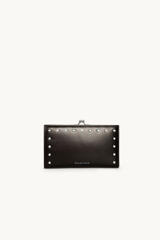 Archive: Large Forever Love Studded Wallet Silver