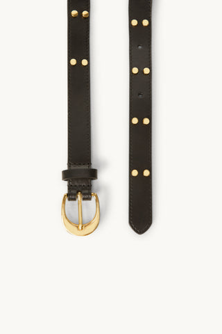The Harper Studded Belt Warm Gold