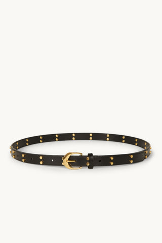 The Harper Studded Belt Warm Gold
