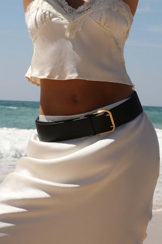 Liora Wide Belt Gold