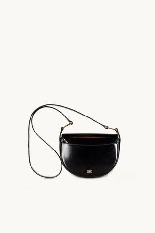 The Madison Phone Bag in Black/Gold Back