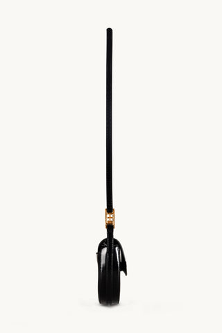 The Madison Phone Bag in Black/Gold Side