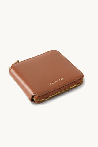 The Val Zip Wallet Chocolate