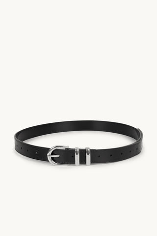 The Tia Patent Belt Silver