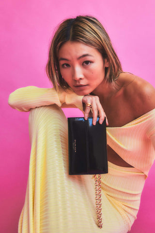 Archive: The Juicy Patent Phone Wallet Black