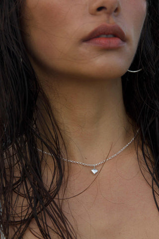 45cm Sterling Silver Belcher Chain Necklace