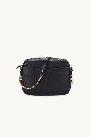 The Rodriguez Light Gold Leather Bag, Chain Strap, Leather Strap Dylan Kain