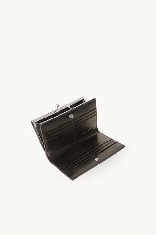The Large Forever Love Studded Wallet Silver - Gift Edit