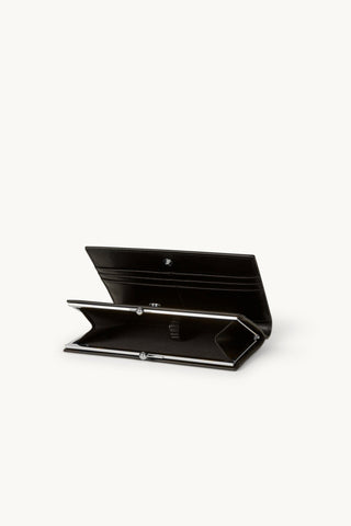 The Large Forever Love Studded Wallet Silver - Gift Edit