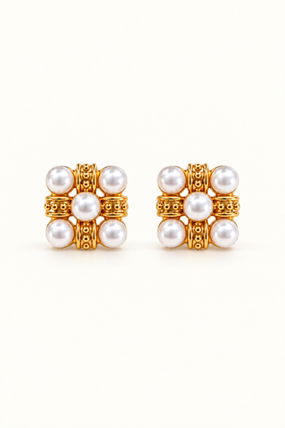 Bijou Vintage Cross Earrings