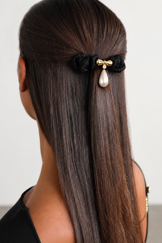 Mischa Scrunchie Black