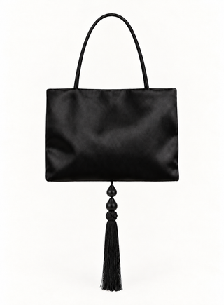 Cleo Satin Bag Black