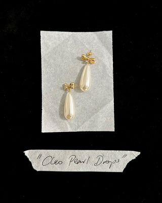 Cleo Pearl Drop Earrings