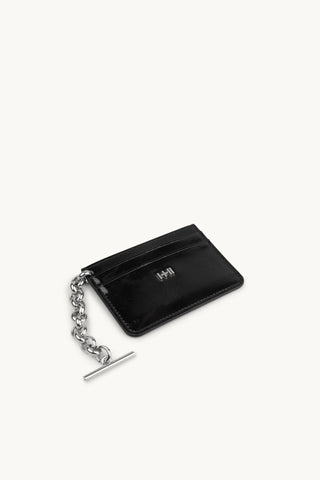 The Yumi Card Holder Black Silver - Gift Edit