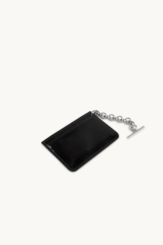 The Yumi Card Holder Black Silver - Gift Edit