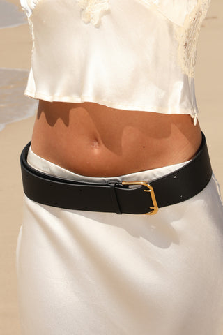 Liora Wide Belt Gold