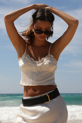 Liora Wide Belt Gold