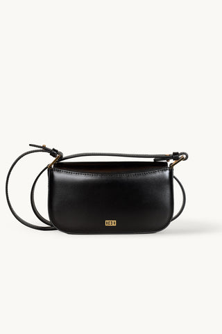 The Amelia I+II Chain Bag in Black/Gold Back 2