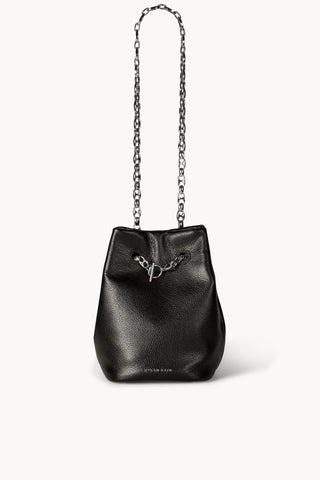 dylan rain bag The Muse Leather Handbag In Black/Silver – Dylan Kain