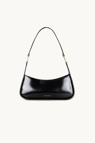 The Remi I+II Shoulder Bag in Black/Gold Front