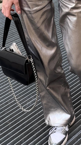 Archive: The Baguette Patent Bag Silver
