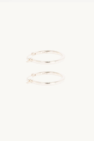 20mm 925 Sterling Silver Hoop Earrings