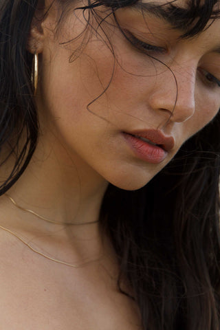 35mm 9ct Gold Hoop Earrings