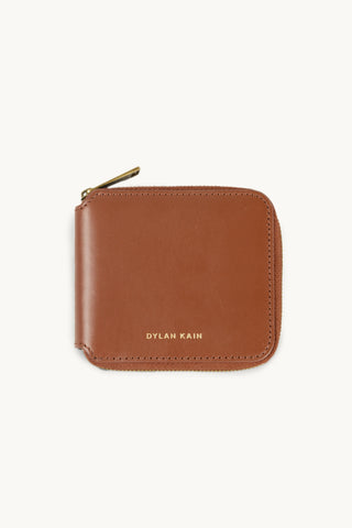 The Val Zip Wallet Chocolate