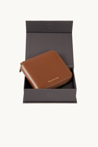 The Val Zip Wallet Chocolate