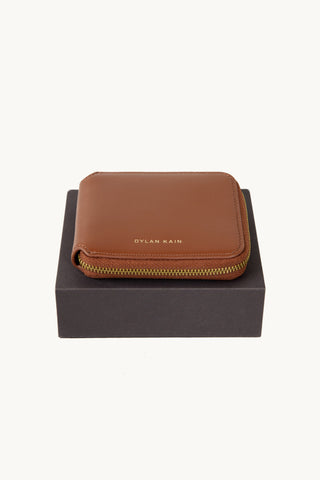 The Val Zip Wallet Chocolate