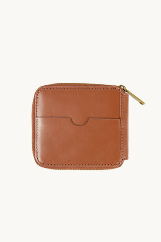 The Val Zip Wallet Chocolate