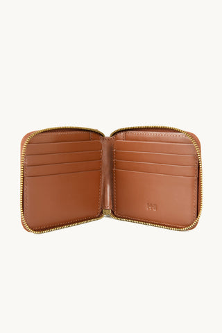 The Val Zip Wallet Chocolate