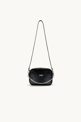 dylan rain bag The Mini Rodriguez Leather Phone Bag In Black/Silver – Dylan Kain