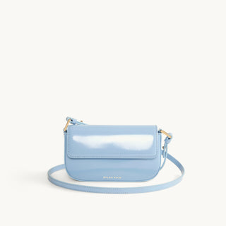 The Amelia Patent Bag Cornflower