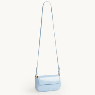 The Amelia Patent Bag Cornflower