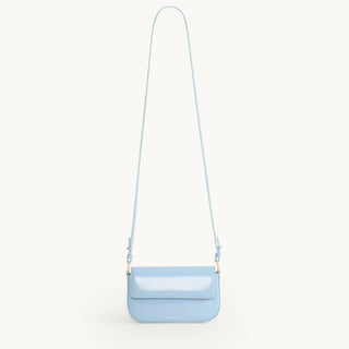 The Amelia Patent Bag Cornflower