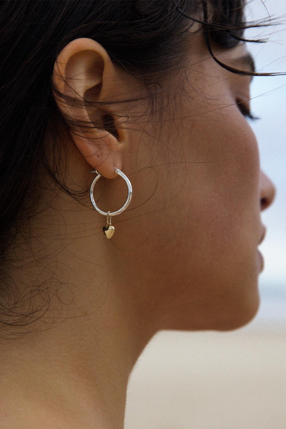 Elegant sales hoop earrings