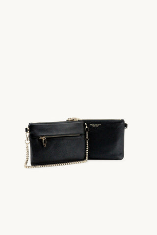 The LSC Leather Handbag In Black/Gold – Dylan Kain